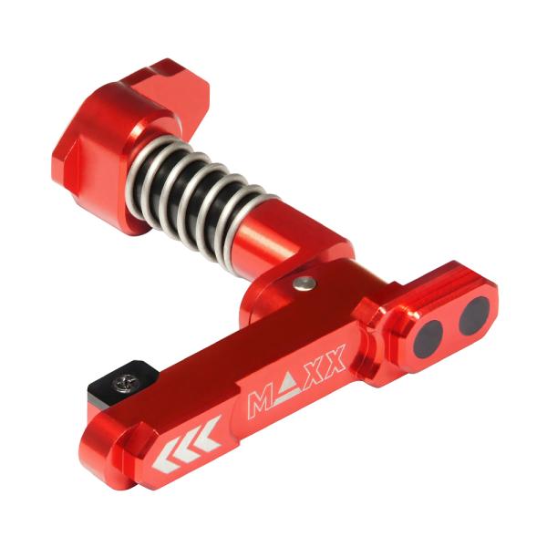 CNC Aluminum Advanced Magazine Release Style B Red