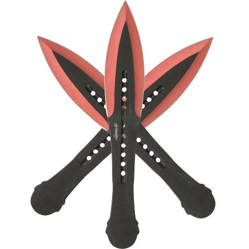 Wurfmesserset Red Tip 3tlg