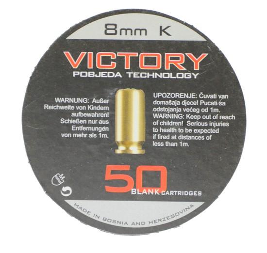 Victory 8mm P.A.Knall 50stk