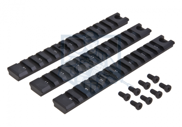 3x Handguard Rails Full Size 13 Slots