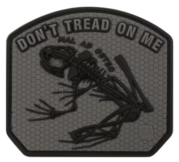 Don´t Tread on me Frog Rubber Patch