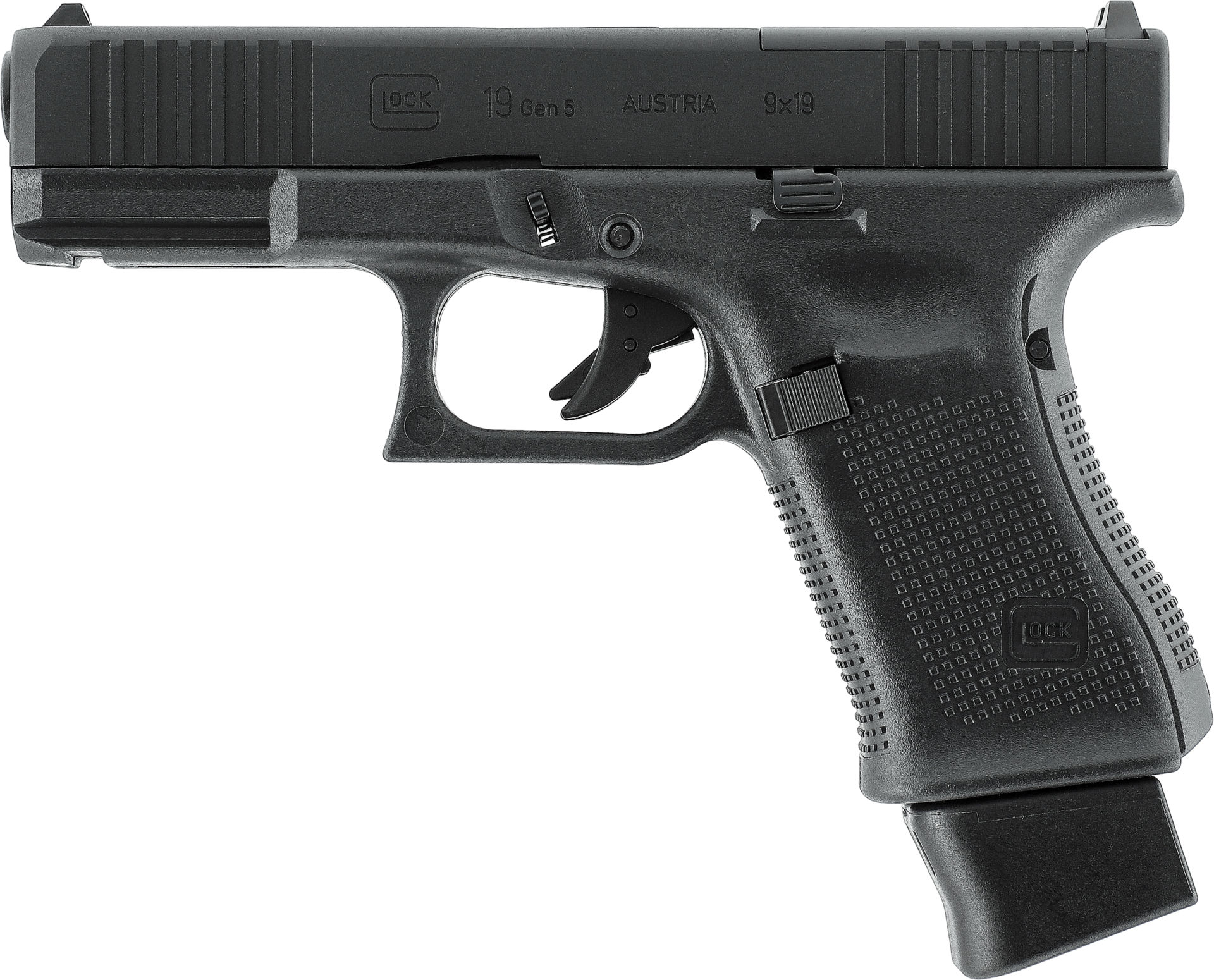 SRC Glock 19 Gen5 MOS – Airsoft CO₂ GBB met Optic Mount | Graziani GmbH ...