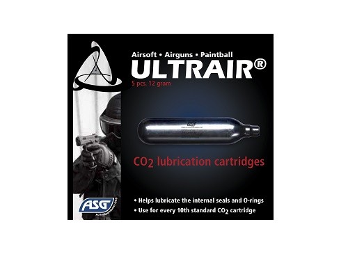 ULTRAIR CO2 lubrication cartridges, 5 pcs.