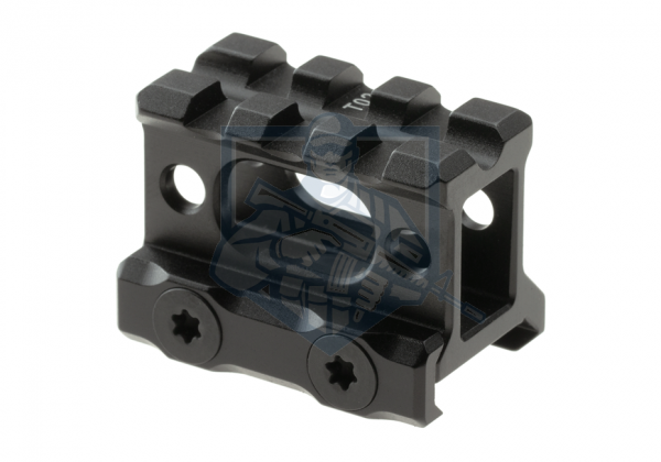 Universal Super Slim Riser Mount 3 Slot 1.00" Black