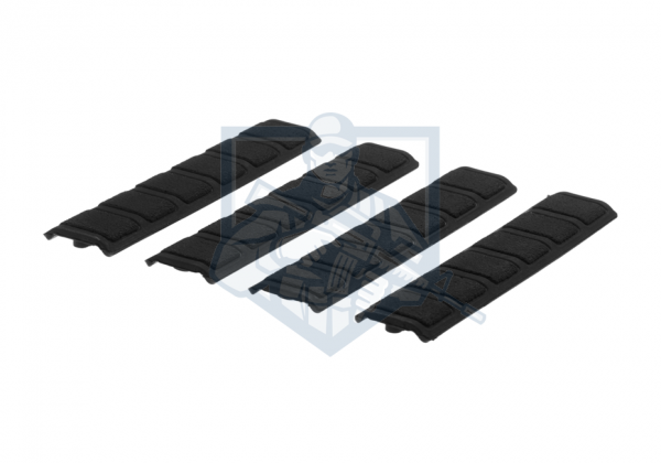 Keymod Soft Rail Cover 4-Pack Model B Schwarz
