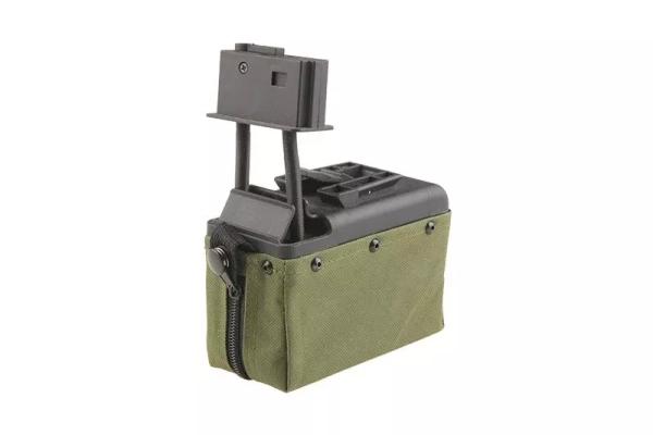 LMG Box Mag 1500rds Ranger Green