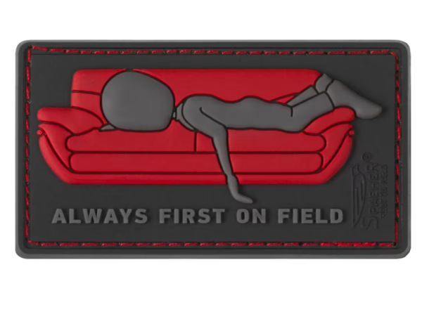 Always First on Couch Rubber Patch