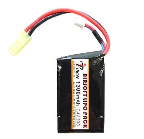 7,4v Block Type ALP1300R4W-2S Mini-Tamiya