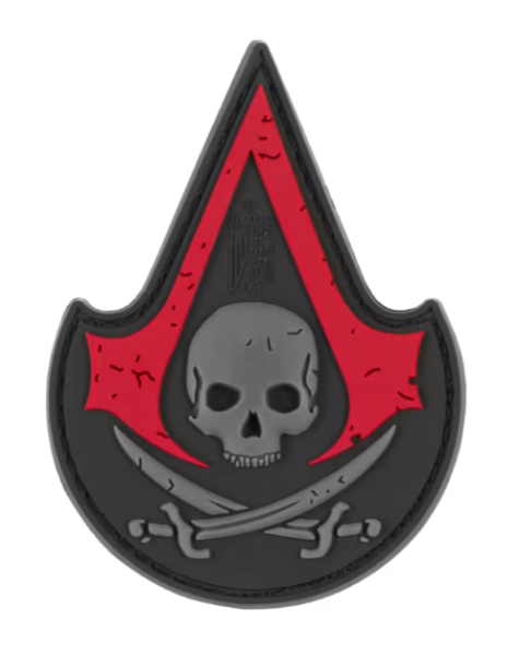 Assassin Skull Rubber Patch