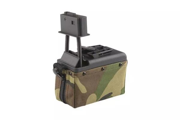 LMG Box Mag 1500rds Woodland