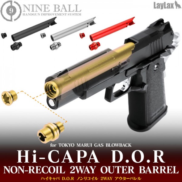 "2 Way Fixed" Non-Recoil Outer Barrel passend für Hi-Capa D.O.R.