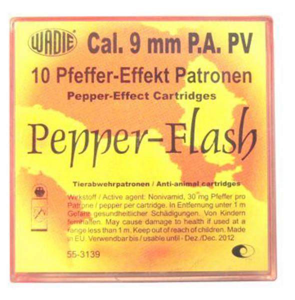 Wadie Pfeffer Patronen "Pepper-Flash" 9mm P.A. PV