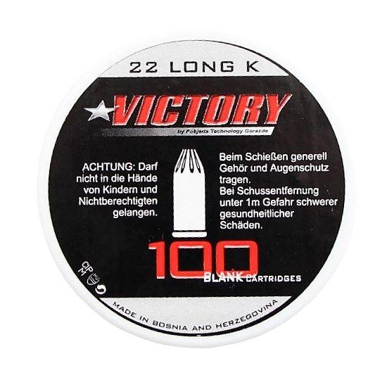 Victory 100 Stck. Kal. .22l Platzpatronen