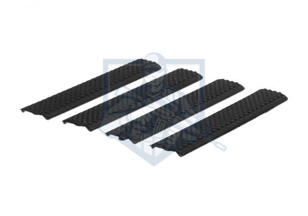 Keymod Soft Rail Cover 4-Pack Model A Schwarz
