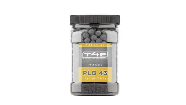 T4E Practice PLB 43 .43, 1,15 g, grau, 500 St., Behälter