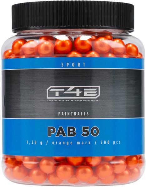 T4E Paintballs orange Cal.50