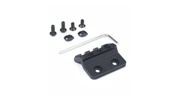 M-LOK und KeyMod Offset Light Mount Black