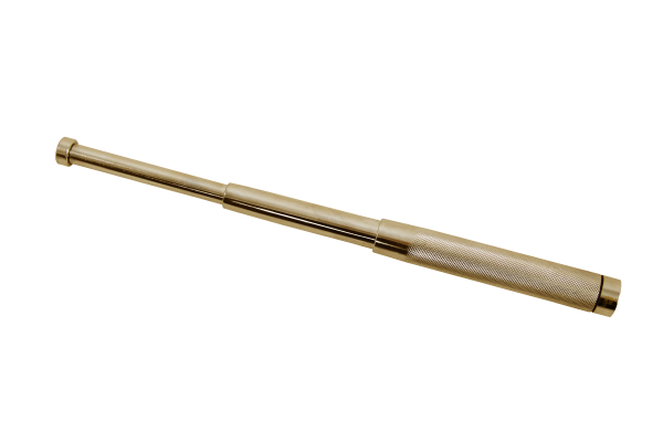 Mini Teleskopabwehrstock Gold 12“