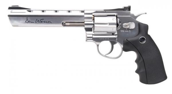 Dan Wesson 6' Revolver .177 4,5mm Diabolo NBB Silver